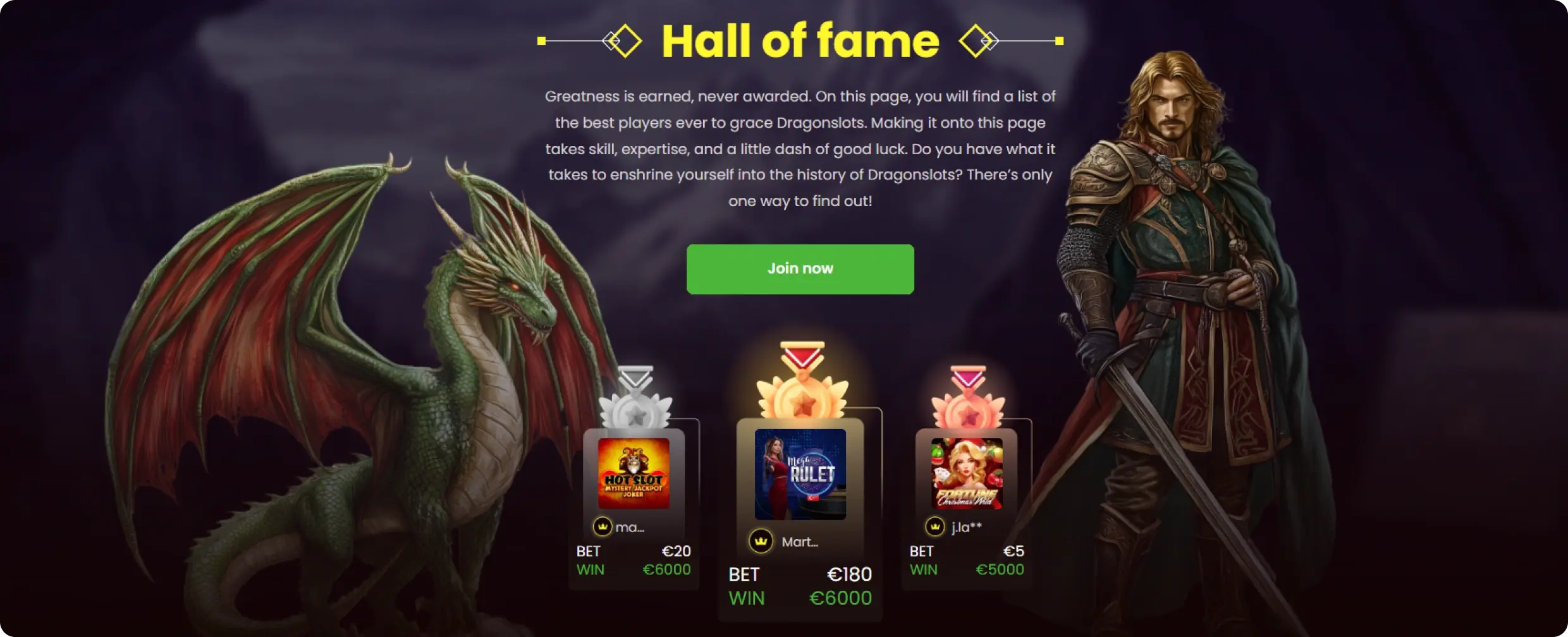 Dragon Slots casino platform